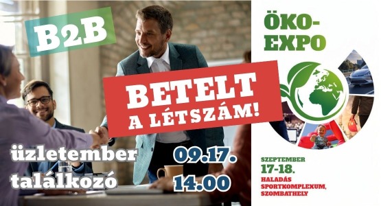 BETELT! - B2B üzletember találkozó az Öko-Expón 09.17.