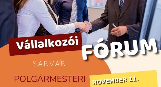 Járási vállalkozói fórum - SÁRVÁR 11.11.