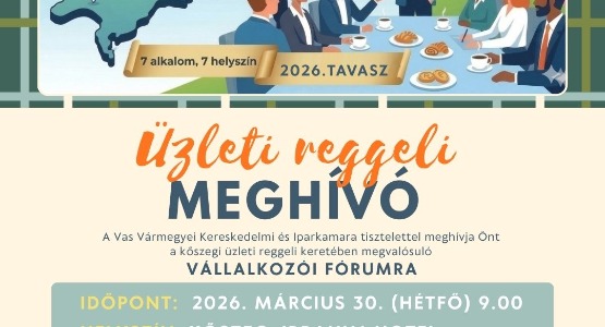 Üzleti reggeli KŐSZEG