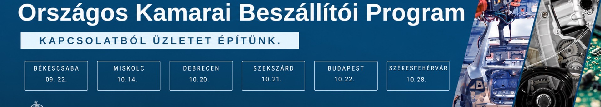 Közép-dunántúli Beszállítói Fórum 2026. október 28. Székesfehérvár