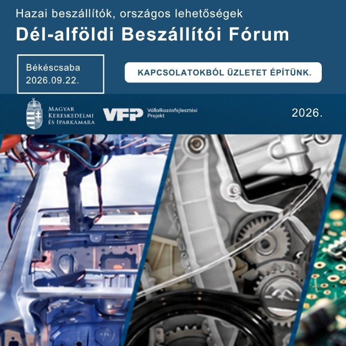 Dél-alföldi Beszállítói Fórum 09.22.