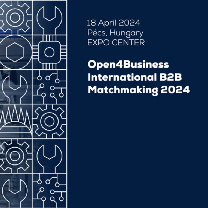 Open4Business 2024  nemzetközi üzletember találkozó 2024.04.17-18. Pécs