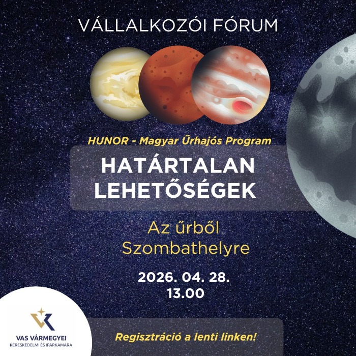 Határtalan lehetőségek – Az űrből Szombathelyre