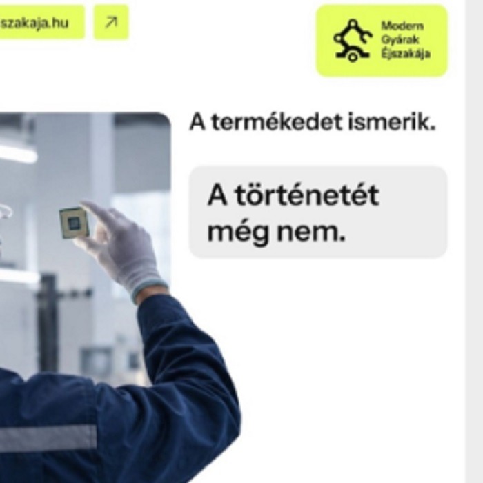 Modern Gyárak Éjszakája 2026 - nyissa ki Ön is cége kapuját!