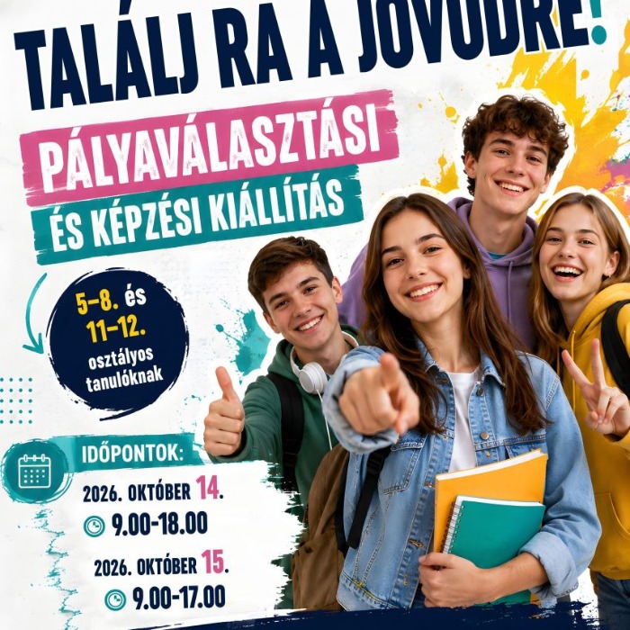Merre tovább? Több mint 70 kiállító segít a pályaválasztásban Szombathelyen