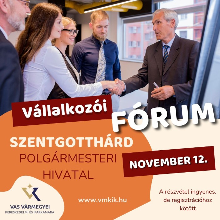 Járási vállalkozói fórum -Szentgotthárd