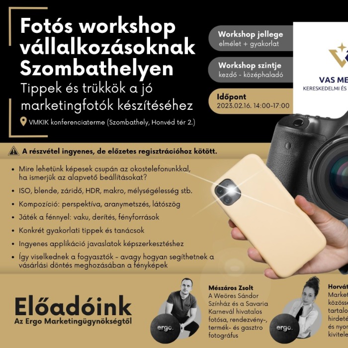 Fotós workshop vállalkozásoknak